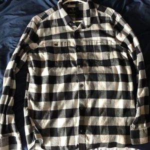 Black/White Wind river flannel